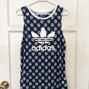 Adidas polka dot tank top